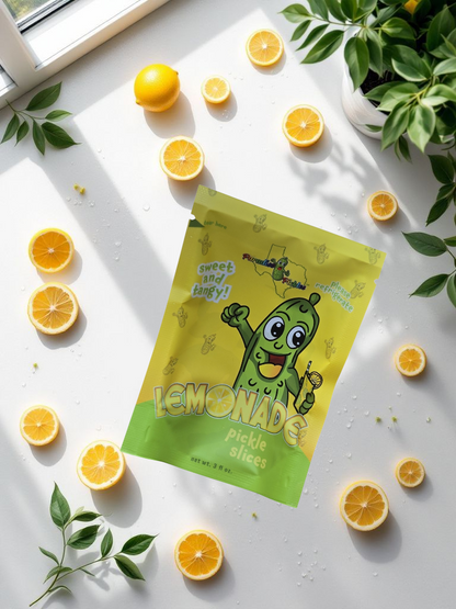 Lemonade Pickle Snacks! 3 Packs!